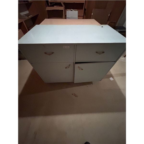 Blue 4 Shelf Dresser 26D 48W 37H