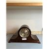 Image 1 : Antique Solid Wood Mantle Clock 19W 7D 10H
