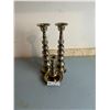 Image 1 : Silver Plated Brass Candle Holders Various Sizes