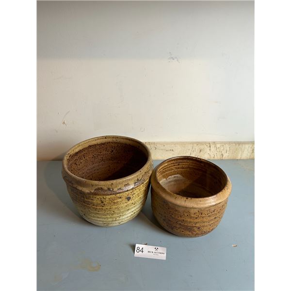 Winnie The Pooh Style Clay Pots 8D 7H (Bigger One)