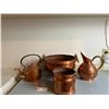 Image 1 : Set Of Antique Copper Kitchen Essentials