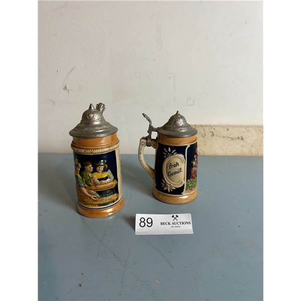 Vintage Mini Beer Steins 5H