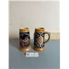 Image 1 : Pair Of Vintage Beer Steins 6H