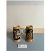 Image 2 : Pair Of Vintage Beer Steins 6H