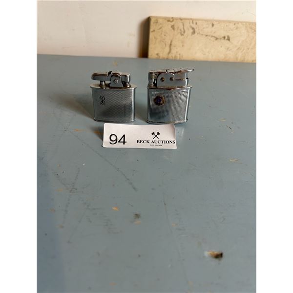 2 Vintage Lighters Needs Fluid To Light 2W 2L