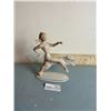 Image 1 : Porcelain Decorative Dancing Girl And Dog 6W 9H
