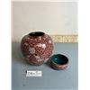 Image 1 : Ceramic Red Ginger Jar 8H