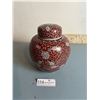 Image 2 : Ceramic Red Ginger Jar 8H