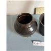 Image 2 : Cast Iron Mortar And Pestle With Ceramic Pot 5D 10H