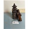 Image 2 : Wooden Buddhist Monk And Chinese Temple 7H