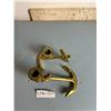 Image 1 : Brass Anchor Design Candle Holders 6L 4H
