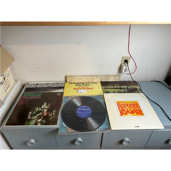 Collection Of Vintage Records