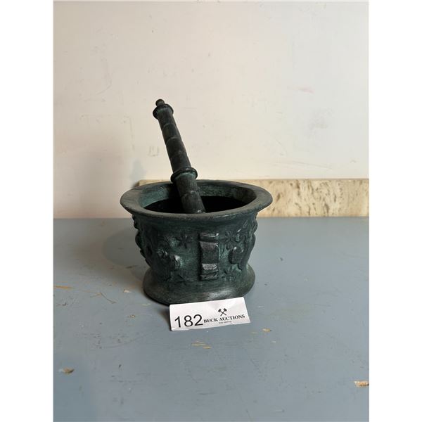 Ceramic Made In Spain Mortar And Pestle 6D 4H