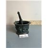 Image 1 : Ceramic Made In Spain Mortar And Pestle 6D 4H