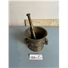 Image 2 : Brass Engraved Mortar And Pestle 5D 4H