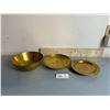 Image 1 : Assorted Chinese Brass Decorative Dish-ware Various Sizes