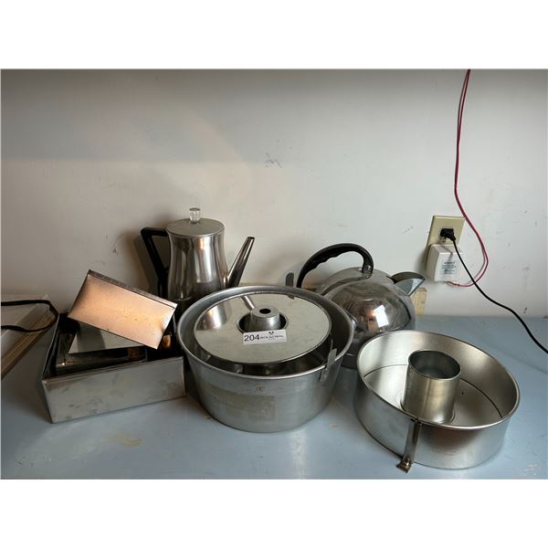 Baking Tins And Tea Kettles