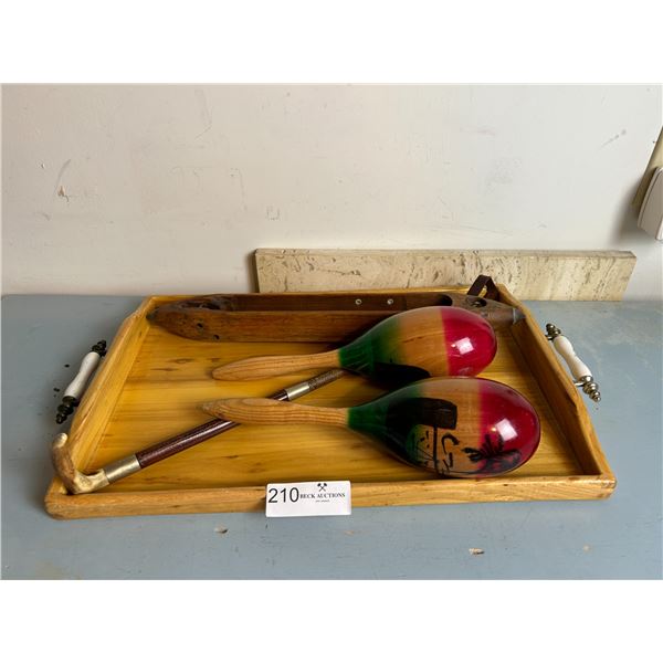 Maracas and Wooden Home Decor