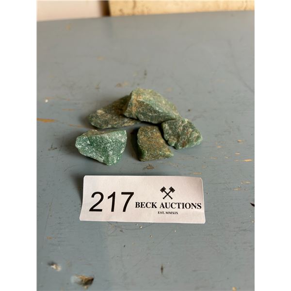 Collection Of Green Aventurine Stones Various Sizes