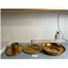 Image 1 : Vintage Brass Platers And Bowls