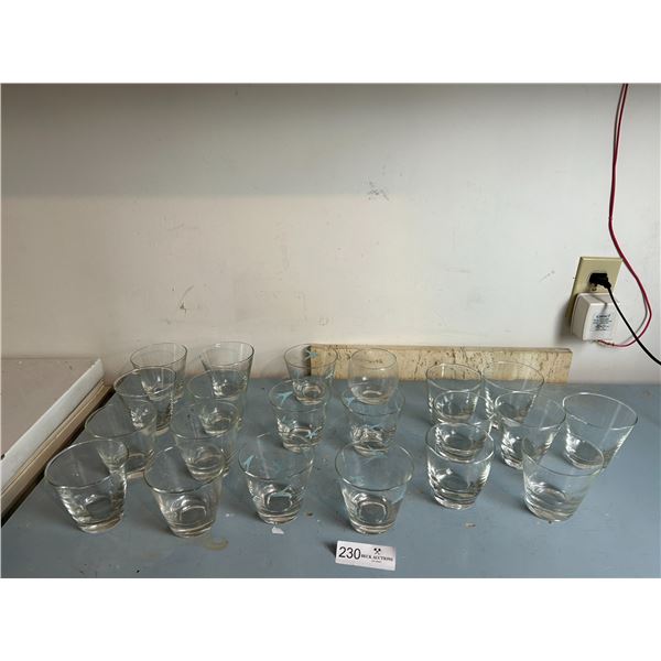 Large Assortment Of Matching Drinking Glasses