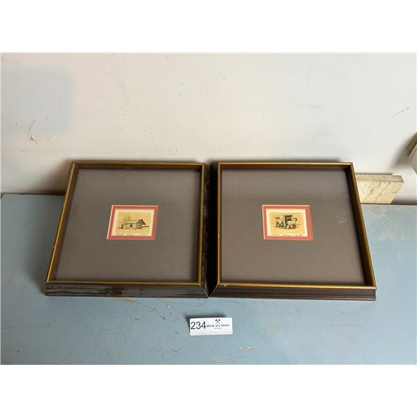 L. Gibs Vintage Artwork 10W 10H