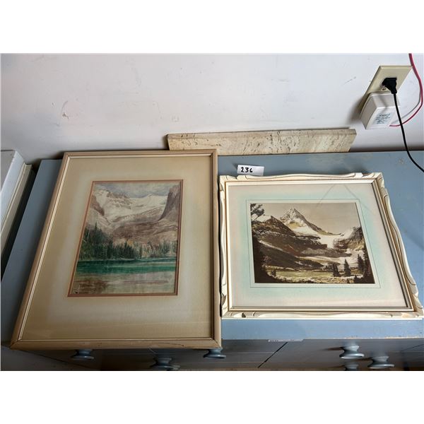 Snowing Mountain By W.Johnsons Landscapes 19 x16