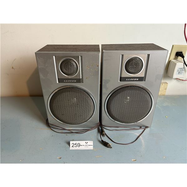 Pair Of Lloyd Speakers 7W 5D 10H