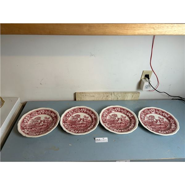 Pink Tower Plate Collection Made In England