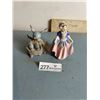 Image 2 : Porcelain Victorian Girl And Blue Birds 4H