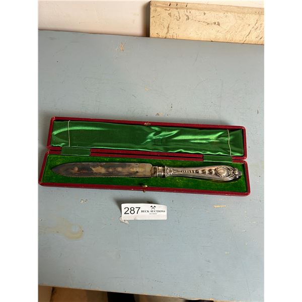 Engraved Vintage Butter Knife