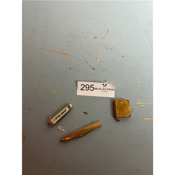 Small Pocket Knives And Mini Photo Book