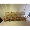 Image 1 : Set Of 4 Wooden Patio Chairs