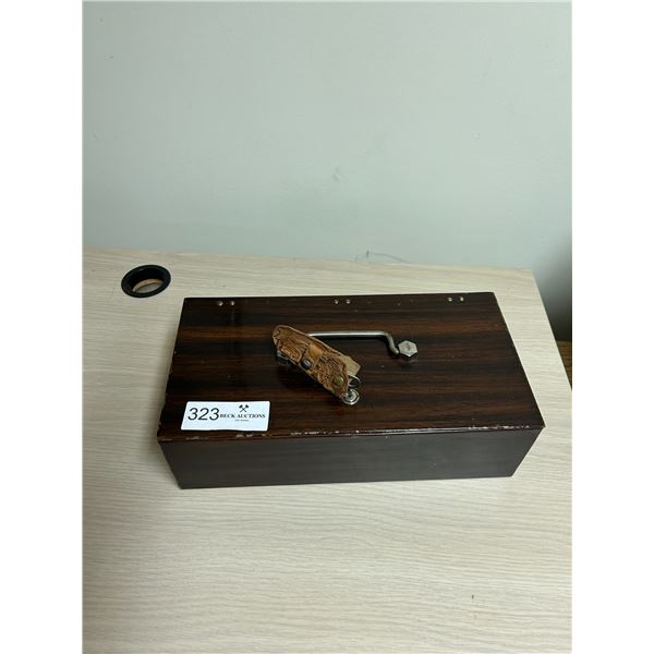 Metal Lock Box With Key 12W 6D 4H