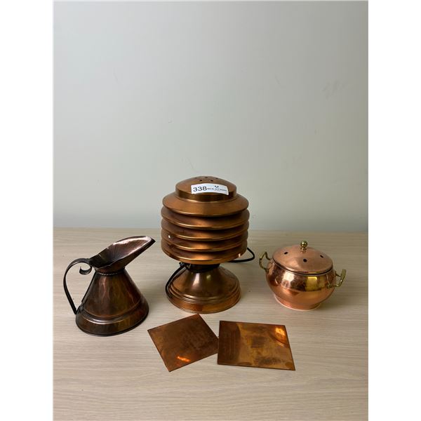 Assortment Of Copper Decor