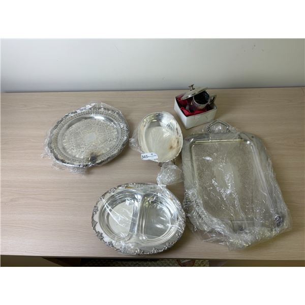 Assorted Silver Plated Kitchen Essentials