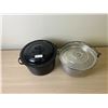 Image 1 : Two Large Cooking Pots 16D 11H