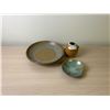 Image 2 : Ceramic Serving Tray And Lilly Pad Bowl With Ceramic Pot