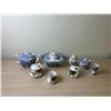 Image 1 : Blue China Tea Set And Smaller Tea Pot Set