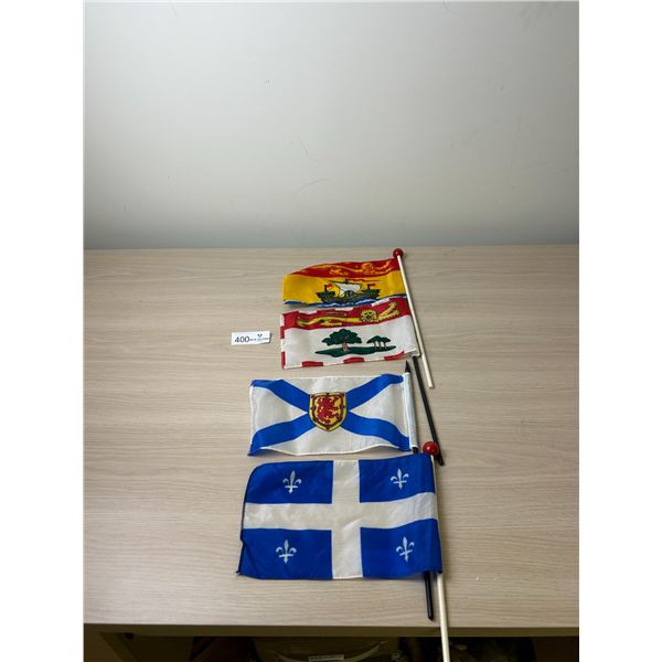 Collection Of Small Canadian Province Flags