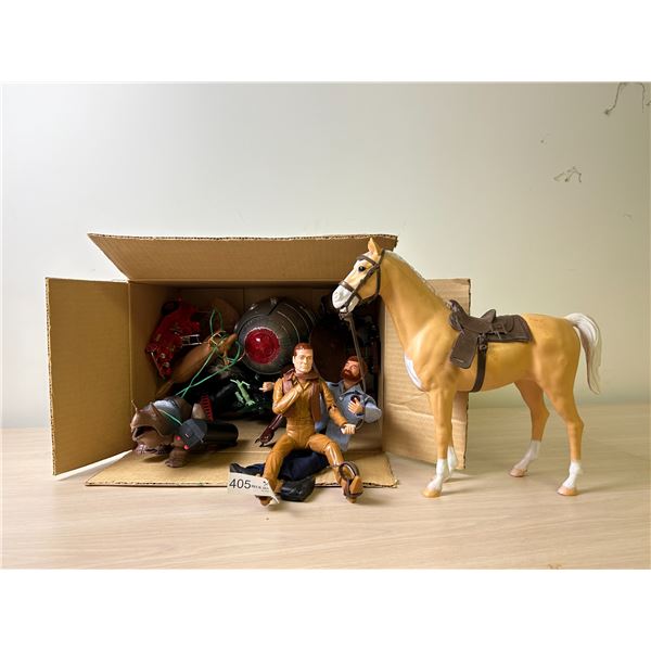 Large Assortment Of Kids Toys Including Horses,Cars and Dinosaurs