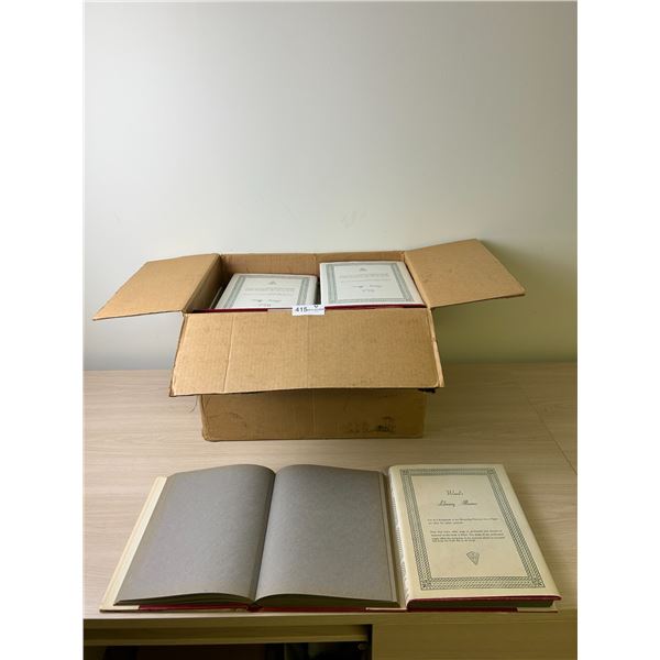 Large Box Full Of Vintage Empty Scrapbooks