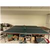 Image 2 : Large Ping Pong Table With Paddles, Balls And Net 108W 60D 30H