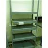 Image 1 : LOT  - 2 METAL RACKS W/ CONTENTS
