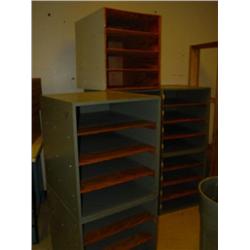 LOT - BENCH, PAPER CUTTER, SHELF