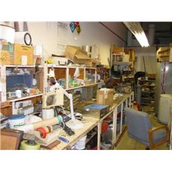 LOT - ASSORTED CONTENTS IN TOOL ROOM