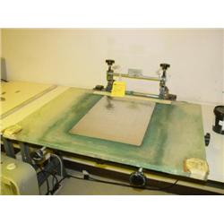 ADJUSTABLE SILKSCREEN TABLE