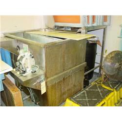 SILKSCREEN CLEANING TANK W/ RACK
