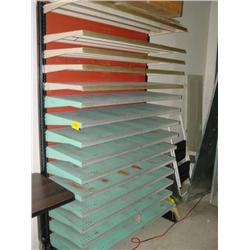 STORAGE SHELF W/ CONTENTS