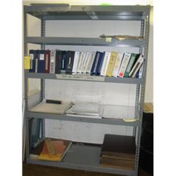 METAL RACK W/ CONTENTS